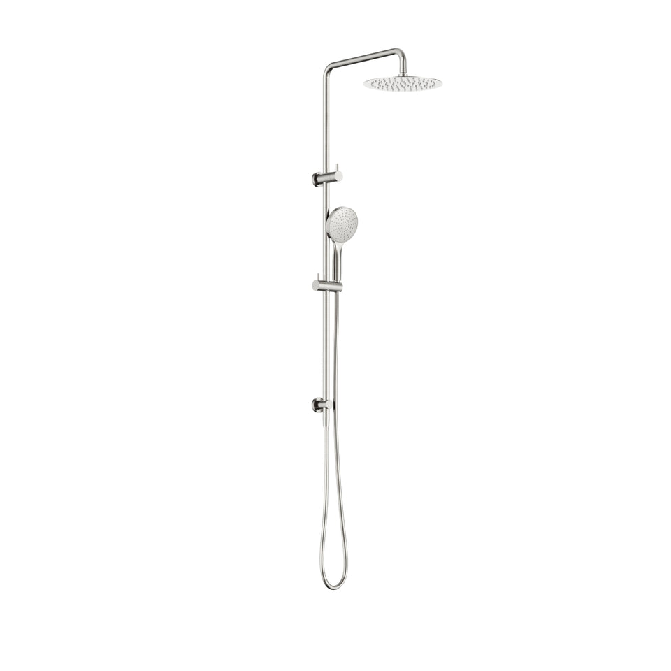 Nero Dolce II Twin Shower Brushed Nickel