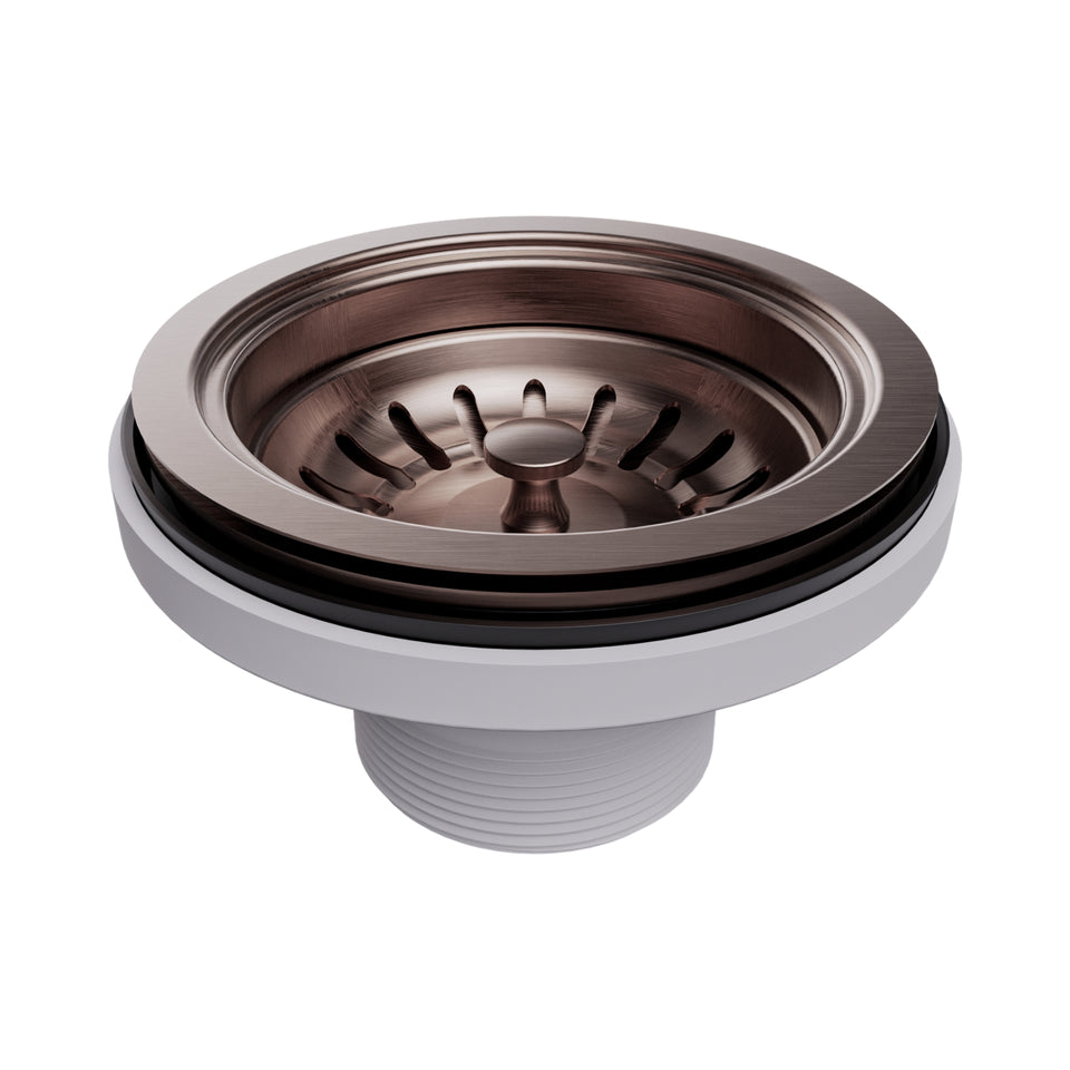 Nero Kitchen Sink Basket Waste Brushed Bronze