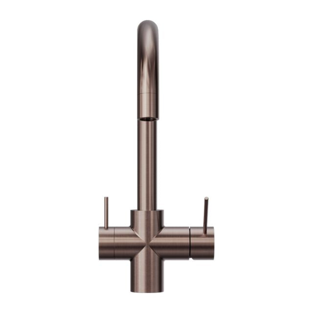 Nero Mecca 3 Way Filtered Mixer Tap Brushed Bronze