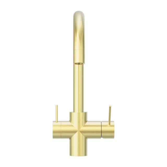 Nero Mecca 3 Way Filtered Mixer Tap Brushed Gold