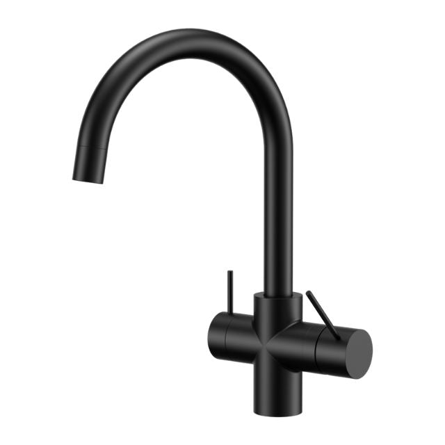 Nero Mecca 3 Way Filtered Mixer Tap Matte Black
