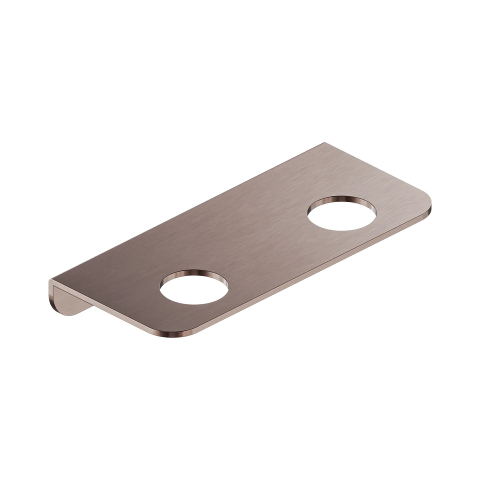 Nero Mecca Double Soap Bottle Holder Brushed Bronze