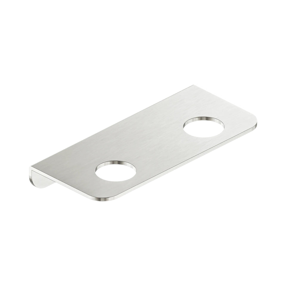 Nero Mecca Double Soap Bottle Holder Brushed Nickel