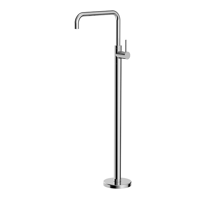 Nero Mecca Freestanding Bath Mixer Square Shape Chrome