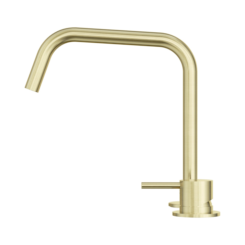 Nero Mecca Hob Bath/Kitchen Mixer Set Edge Spout II Brushed Gold