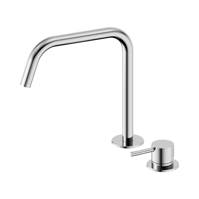 Nero Mecca Hob Bath/Kitchen Mixer Set Edge Spout II Chrome NR221901MCH - The Blue Space