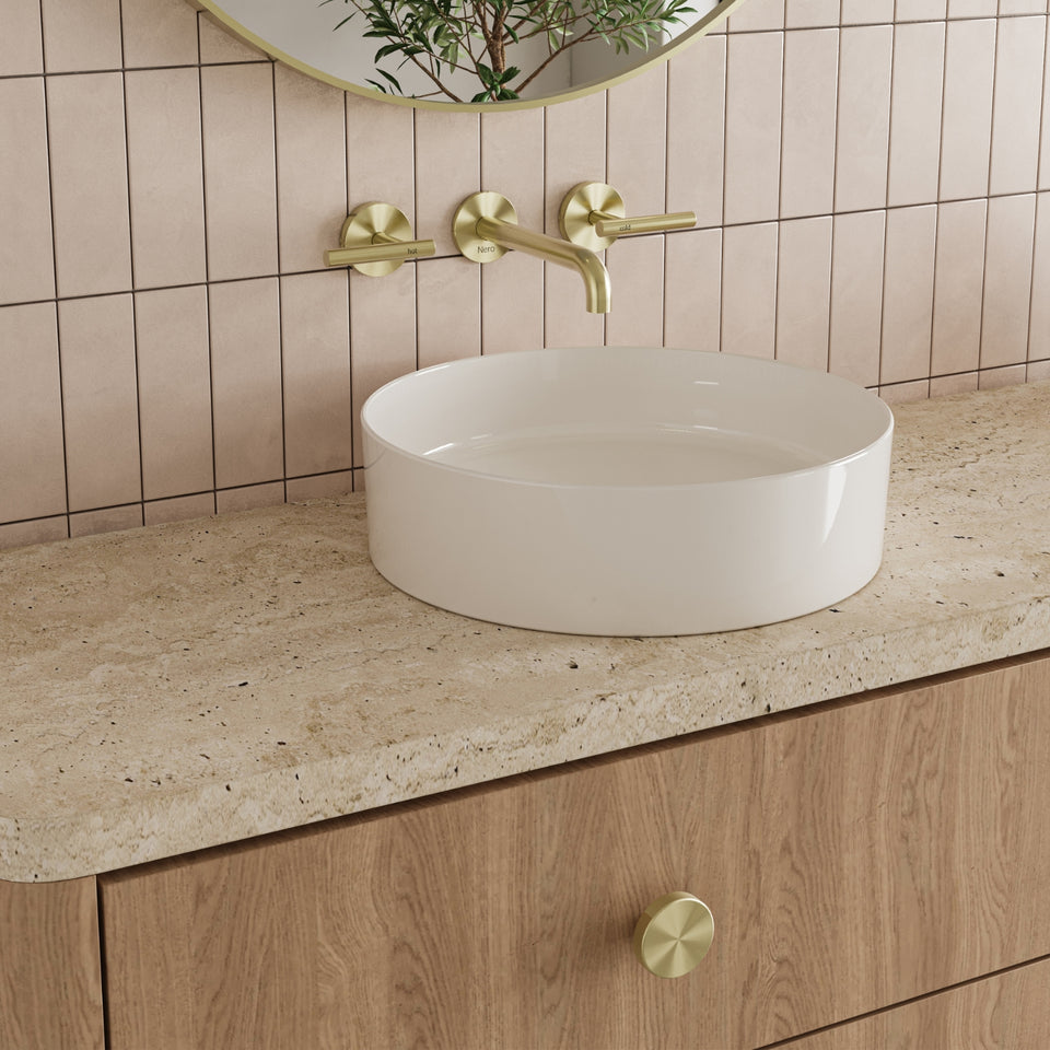 Nero Mecca 36mm Knob Brushed Gold