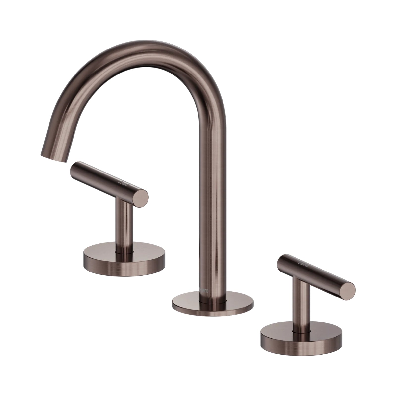 Nero Mecca Lever Basin Set Arc Spout Brushed Bronze 25D002BZ - The Blue Space