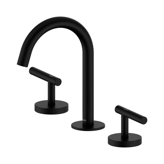 Nero Mecca Lever Basin Set Arc Spout Matte Black 25D002MB - The Blue Space
