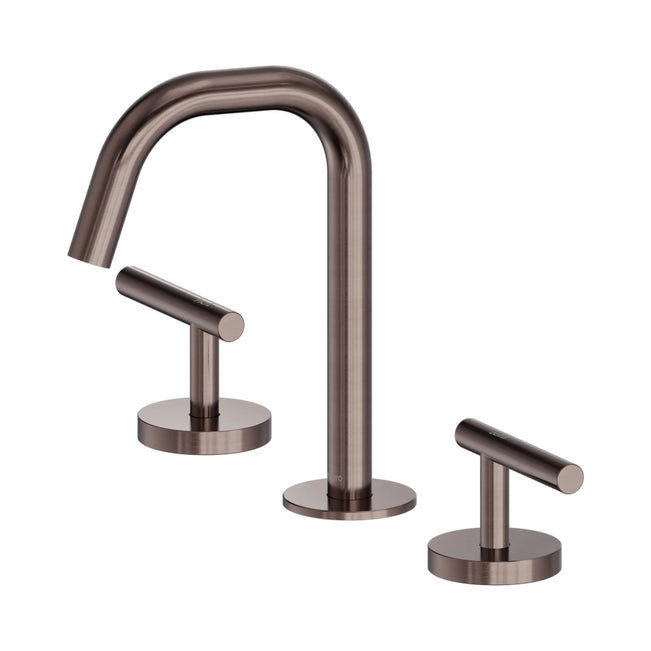 Nero Mecca Lever Basin Set Edge Spout Brushed Bronze 25D001BZ - The Blue Space