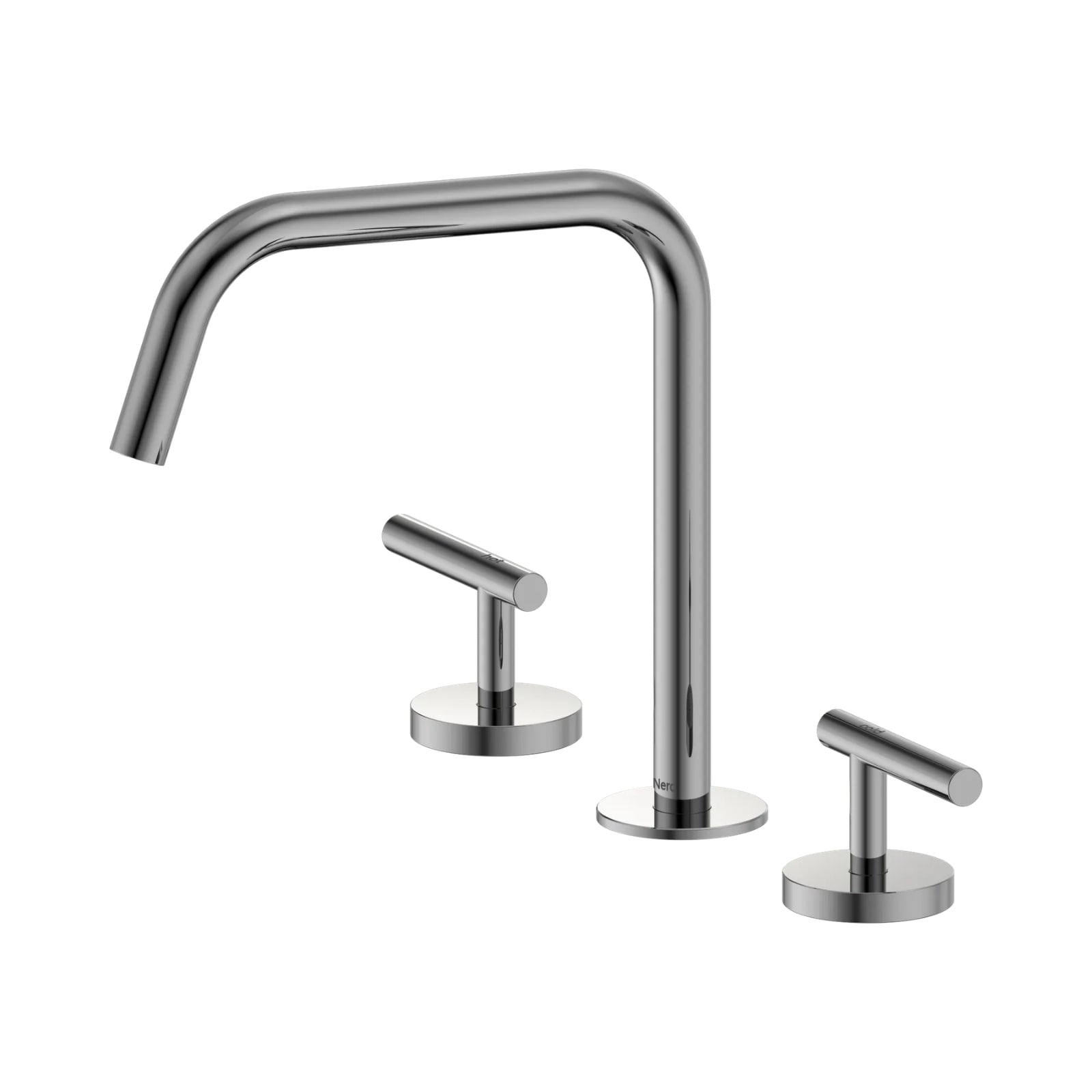 Nero Mecca Lever Bath/Kitchen Set Edge Spout II Chrome 25D003CH - The Blue Space