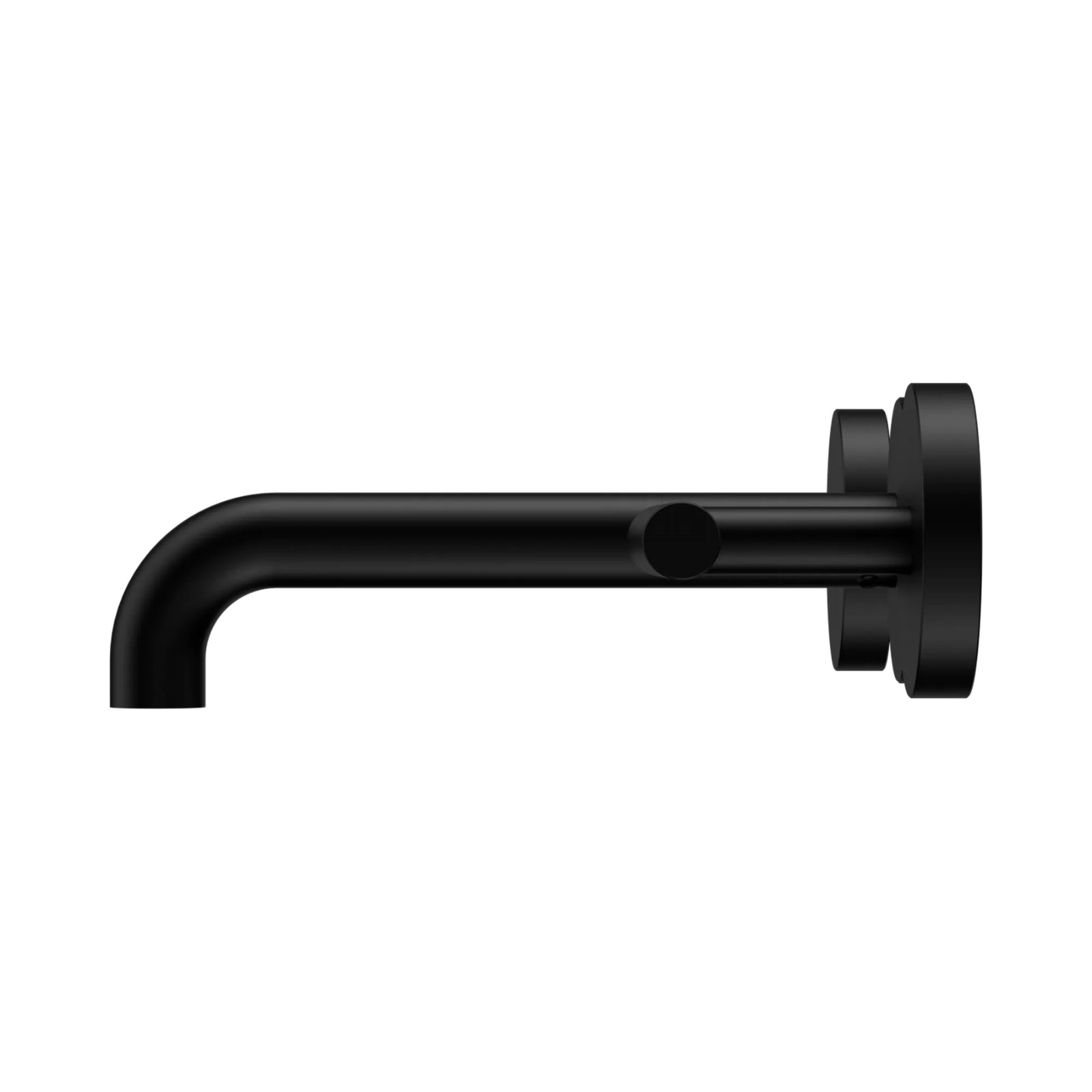 Side Nero Mecca Lever Wall Basin/Bath Set 160mm Spout Matte Black 25D006MB - The Blue Space