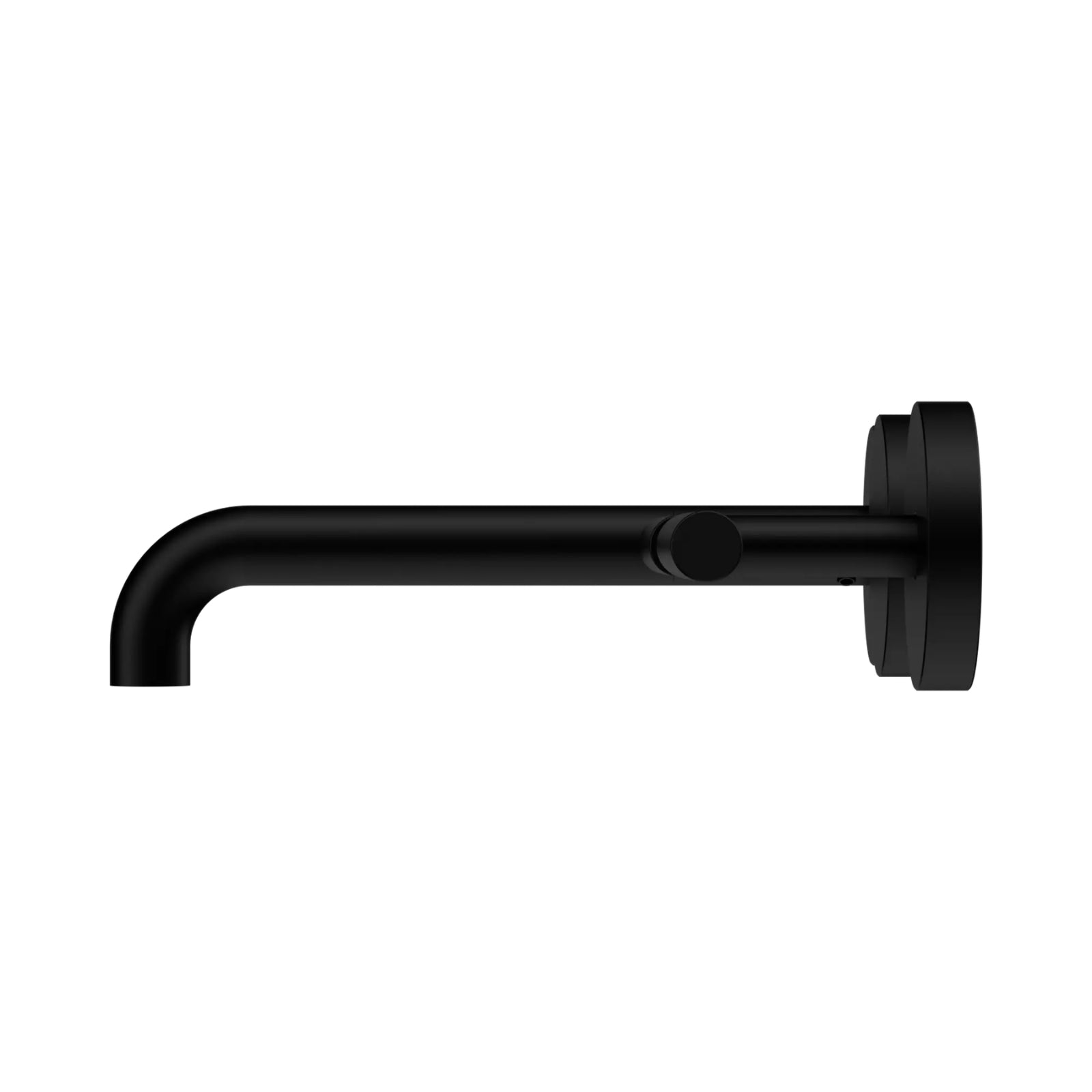 Side Nero Mecca Lever Wall Basin/Bath Set 185mm Offset Spout Matte Black 25D010MB - The Blue Space