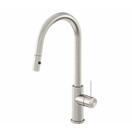 Nero Mecca Pull Out Sink Mixer w/ Vegie Spray Brushed Nickel