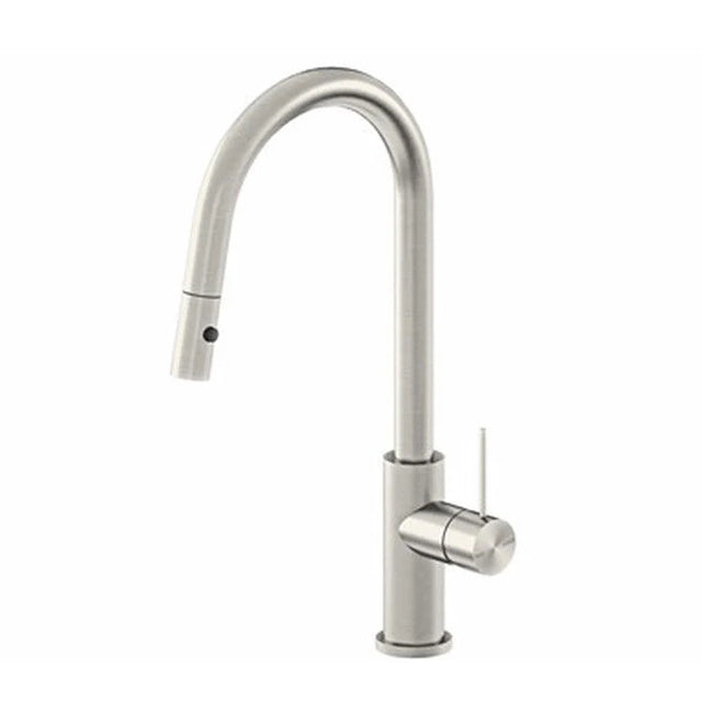 Nero Mecca Pull Out Sink Mixer w/ Vegie Spray Brushed Nickel