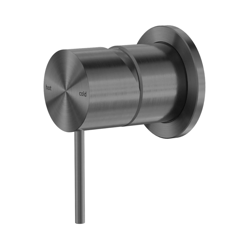 Nero Mecca Shower Mixer 60mm Plate Gun Metal