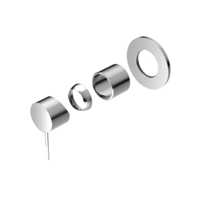 Nero Mecca Shower Mixer 80mm plate Trim Kits Only Chrome NR221911TCH - The Blue Space