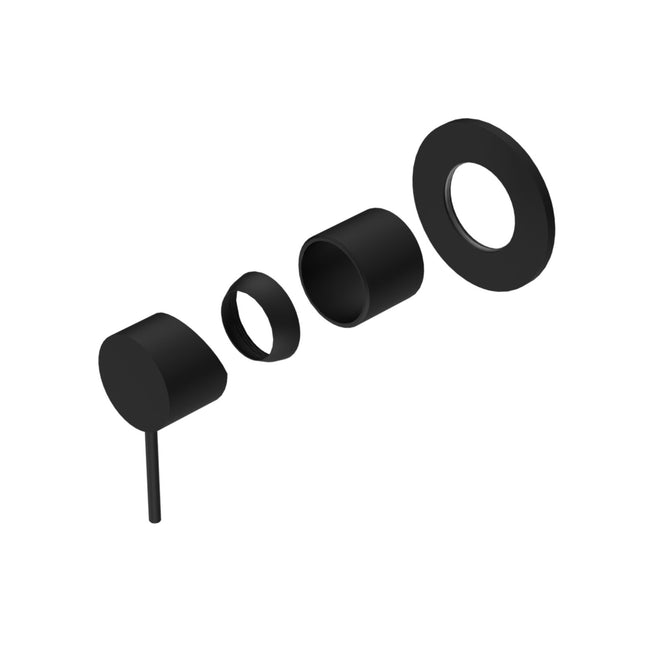 Nero Mecca Shower Mixer 80mm plate Trim Kits Only Matte Black