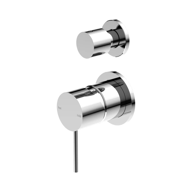 Nero Mecca Shower Mixer With Divertor Separate Back Plate Chrome NR221911SCH_KIT - The Blue Space