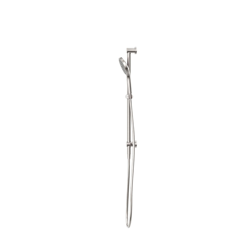 Nero Mecca Shower Rail with Air Shower II Brushed Nickel