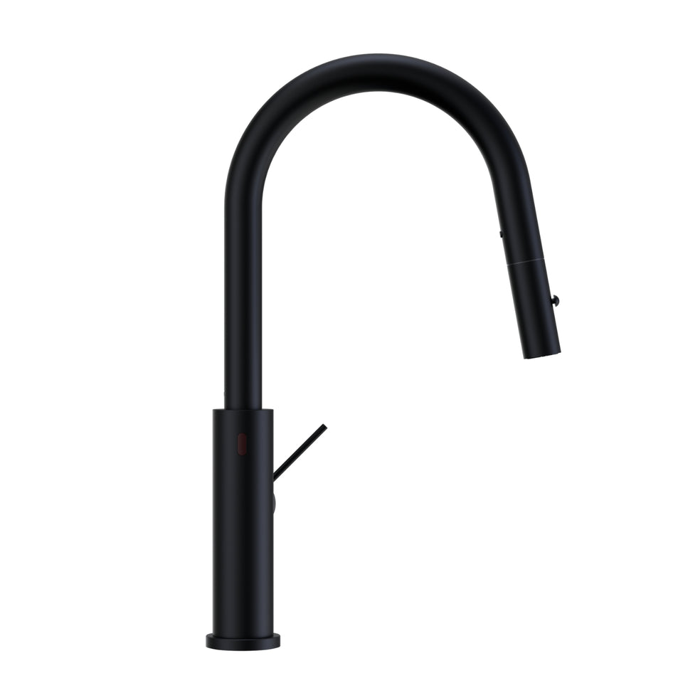Nero Mecca Smart Sensor Pull Out Kitchen Mixer Matte Black