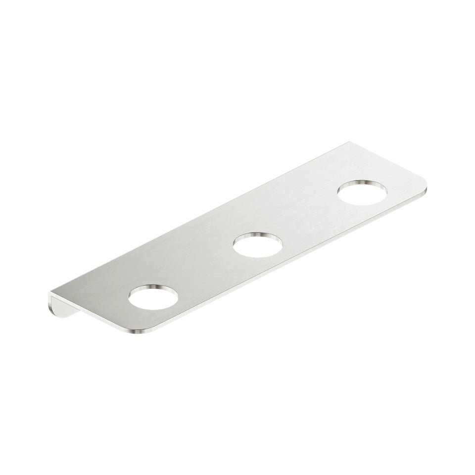 Nero Mecca Triple Soap Bottle Holder Brushed Nickel