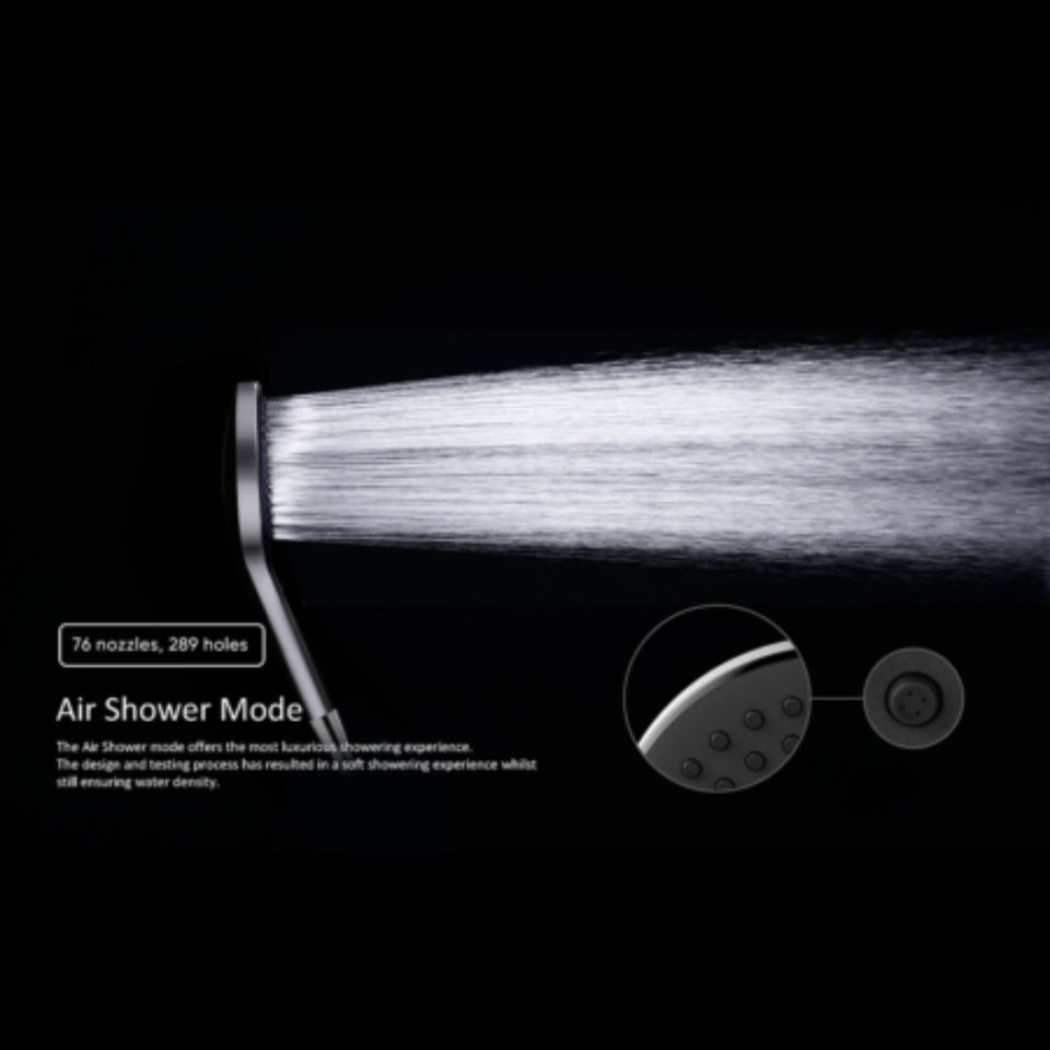 Nero Mecca Twin Shower with Air Shower II Brushed Bronze