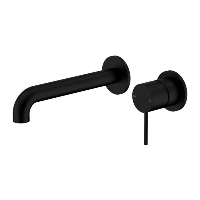 Nero Mecca Wall Basin/Bath Mixer Separate Back Plate 160 Trim Kits Only Matte Black NR221910C160TMB - The Blue Space