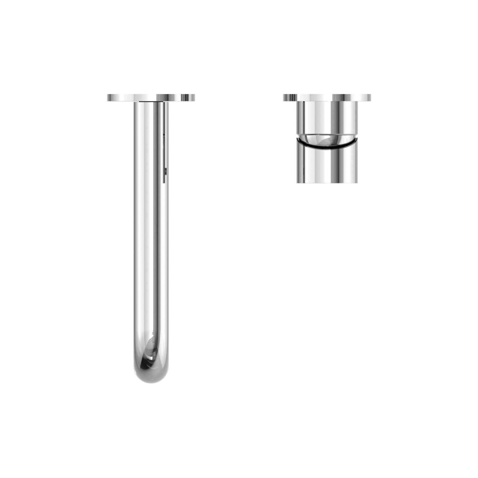 Top Nero Mecca Wall Basin/Bath Mixer Separate Back Plate 230mm Chrome NR221910C230CH - The Blue Space