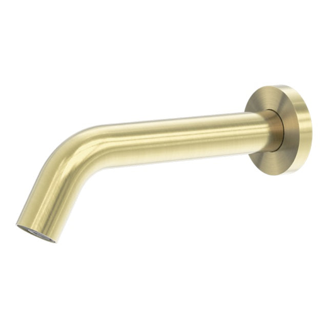 Nero Mecca Wall Mount Sensor Taps Brushed Gold