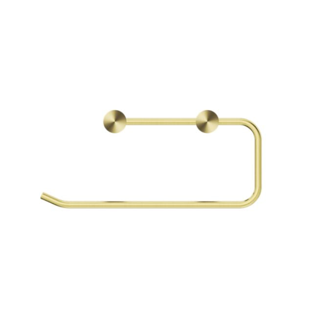 Front Nero New Mecca Hand Towel Rail Brushed Gold NR2380BG - The Blue Space