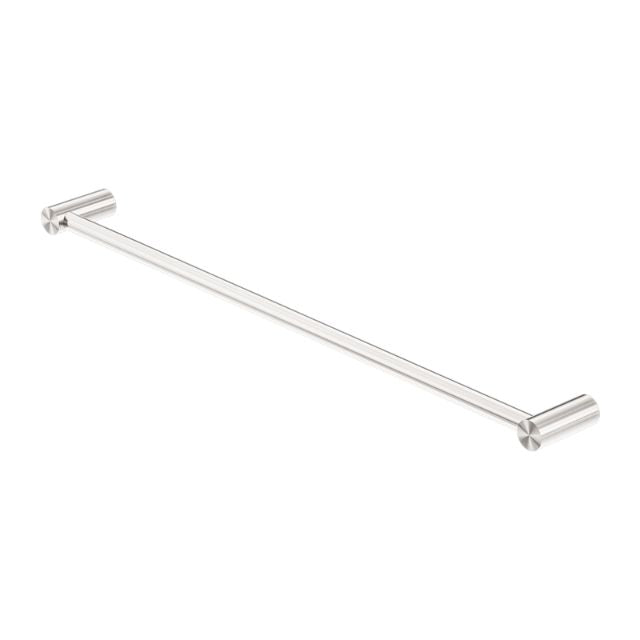 Nero New Mecca Single Towel Rail 600mm Brushed Nickel