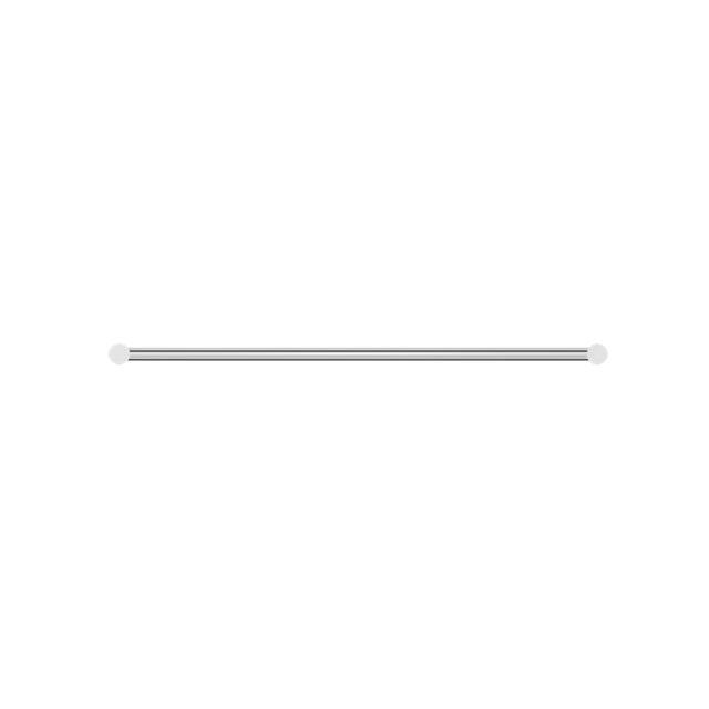 Nero New Mecca Single Towel Rail 600mm Brushed Nickel