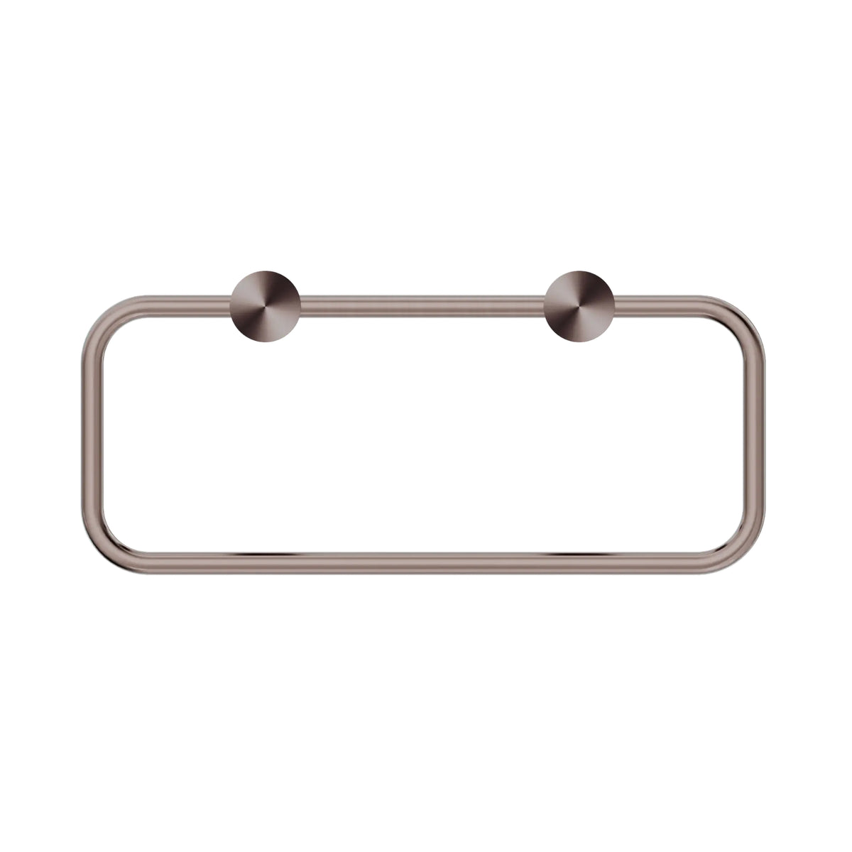 Front Nero New Mecca Towel Ring Brushed Bronze NR2380ABZ - The Blue Space