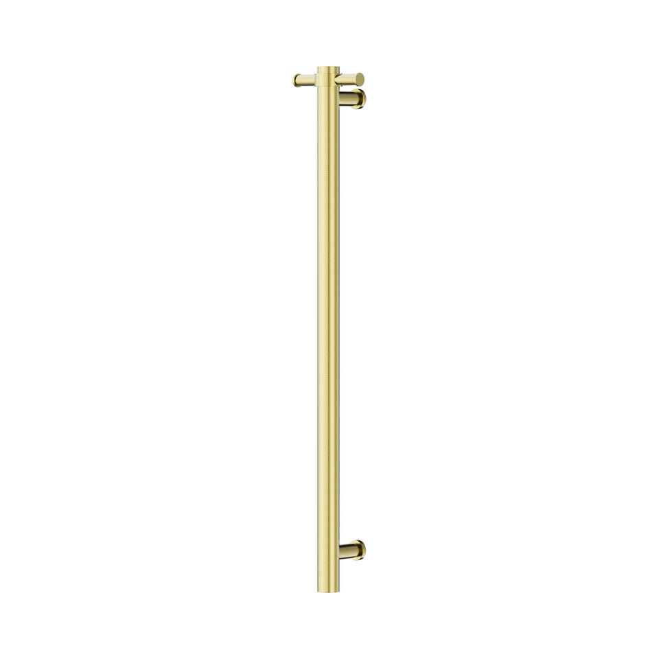 Nero Non-Heated Vertical Towel Rail 900mm Brushed Gold