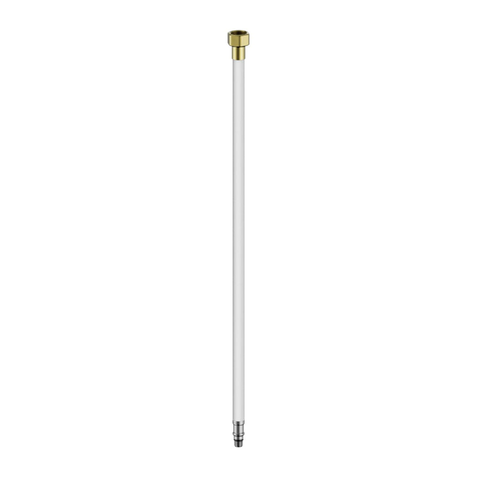 Nero Premium Flexible Mixer Tap Hose Pair Brushed Gold