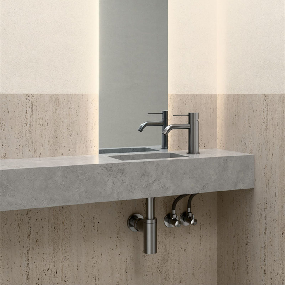 Nero Premium Flexible Mixer Tap Hose Pair Gun Metal