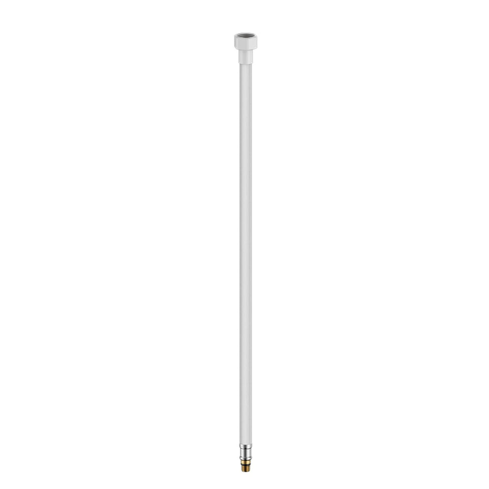 Nero Premium Flexible Mixer Tap Hose Pair Matte White