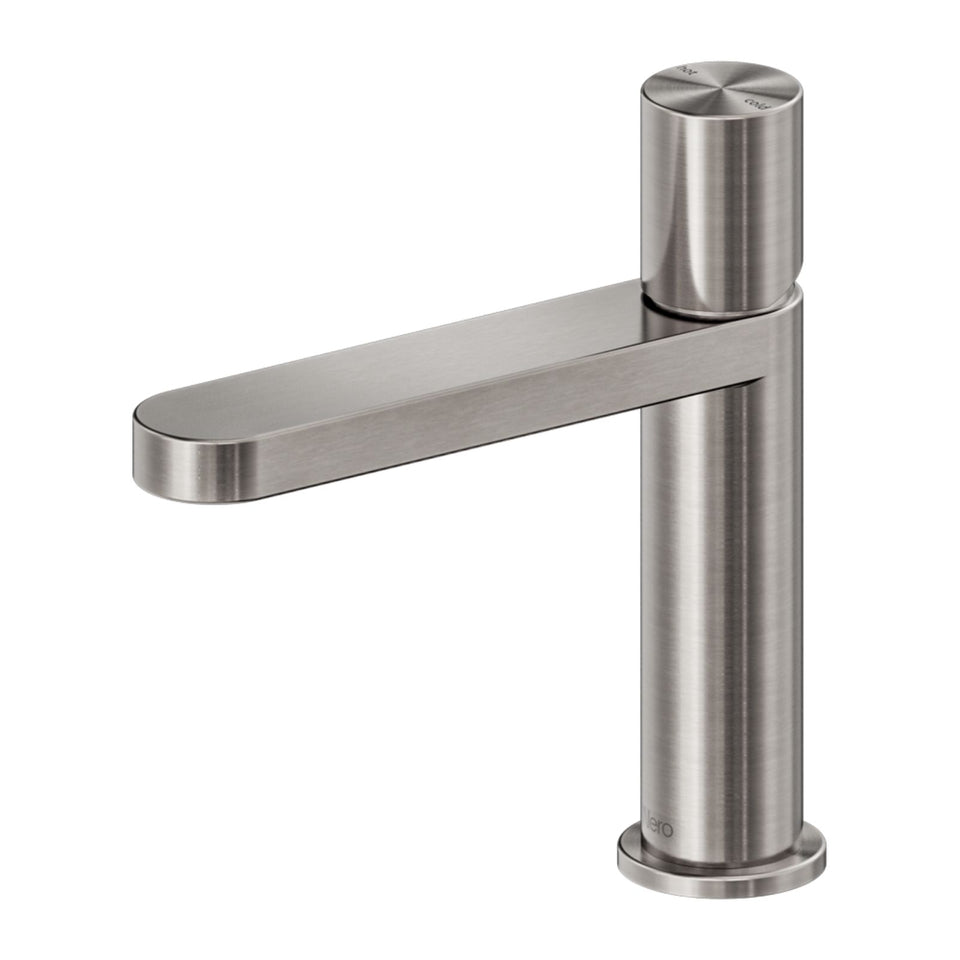 Nero Pure SS316L Basin Mixer Brushed Nickel