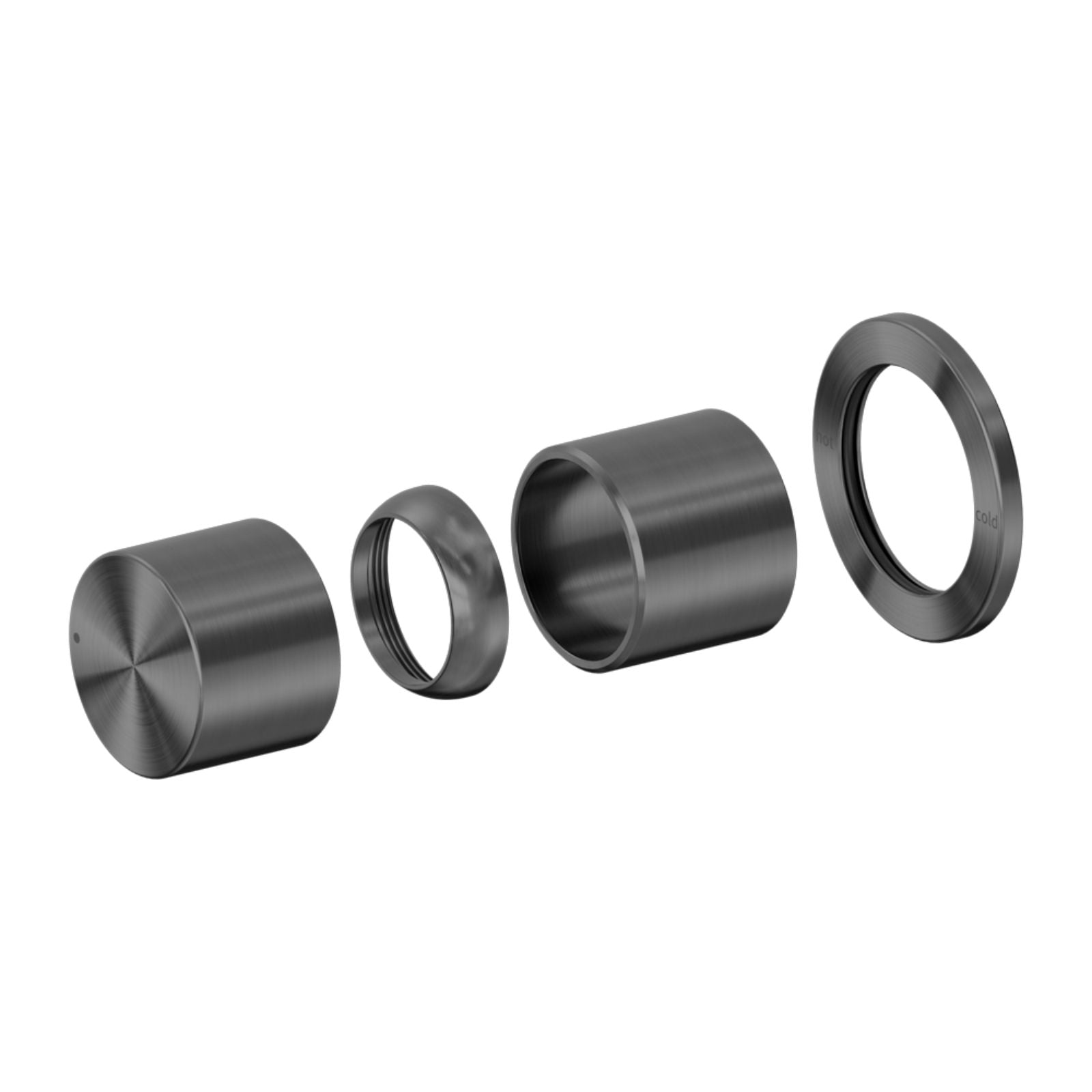 Nero Pure SS316L Shower Mixer Trim Kits Only Graphite NR172211TGR - The Blue Space