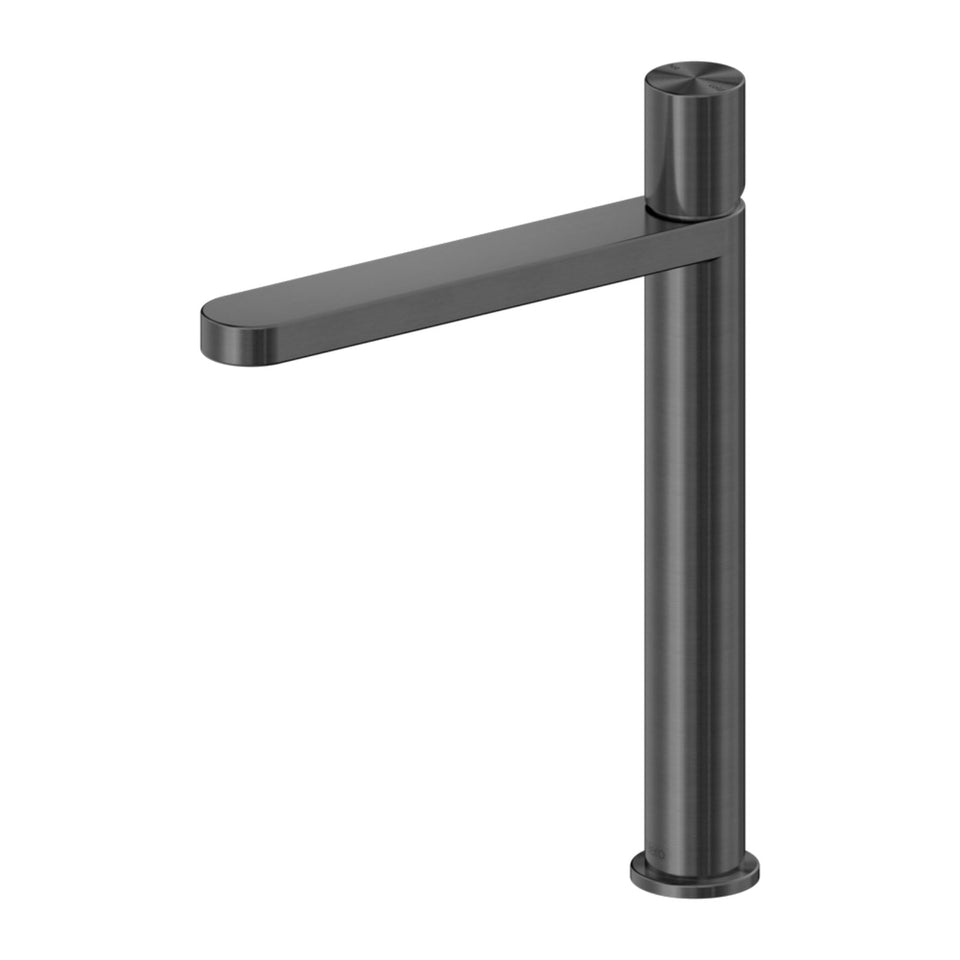 Nero Pure SS316L Tall Basin Mixer Graphite