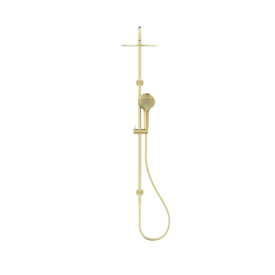 Nero Round Twin Shower With Air Shower I Brushed Gold