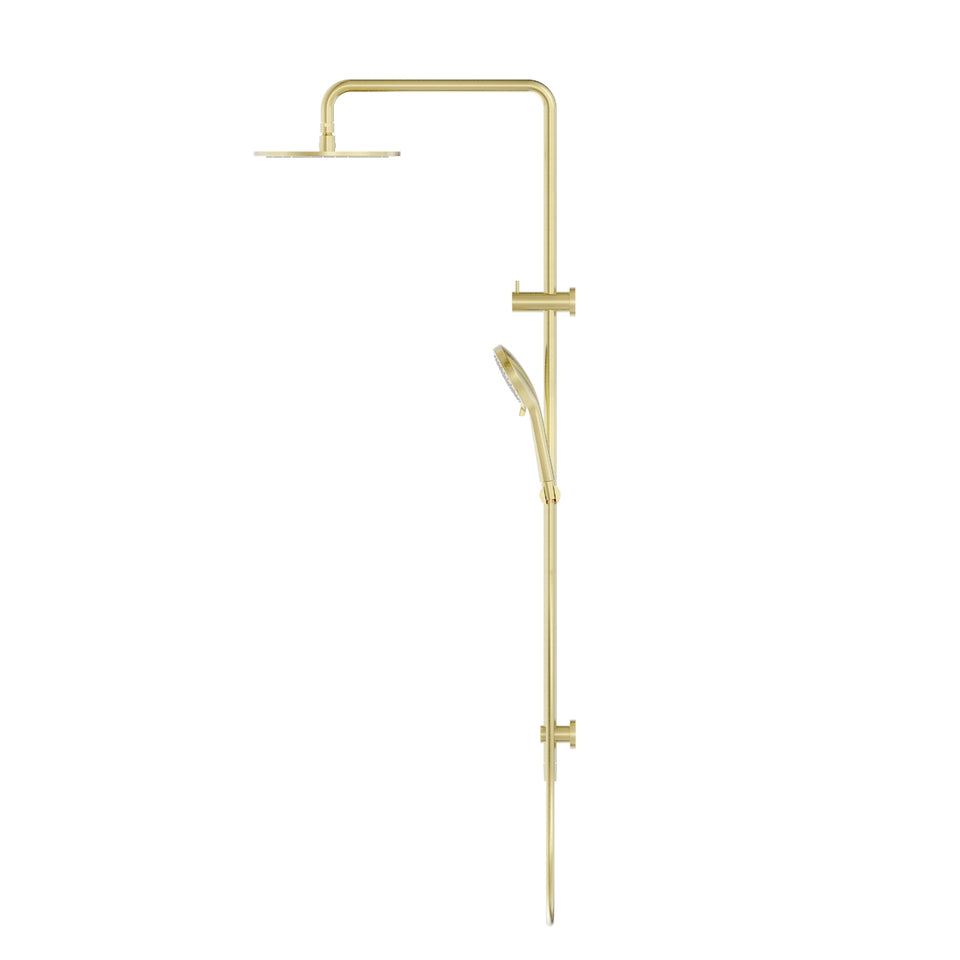 Nero Round Twin Shower With Air Shower I Brushed Gold