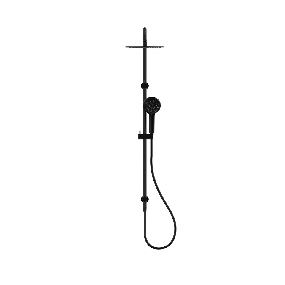 Nero Round Twin Shower With Air Shower I Matte Black
