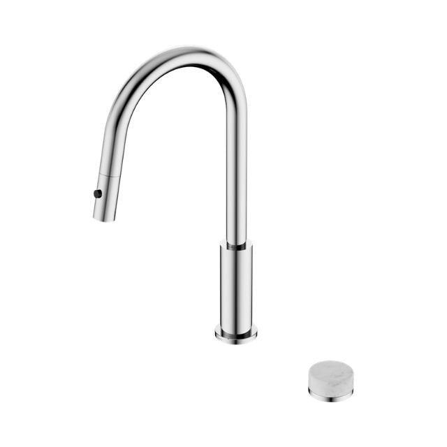 Nero Serenity Progressive Pull Out Kitchen Set With Carrara Handle Chrome