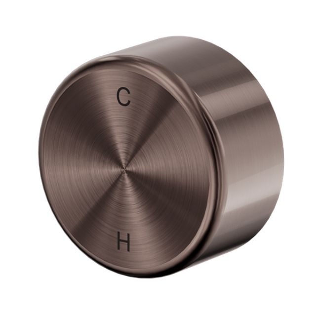 Nero Serenity Progressive Shower Mixer With Metal Handle Brushed Bronze