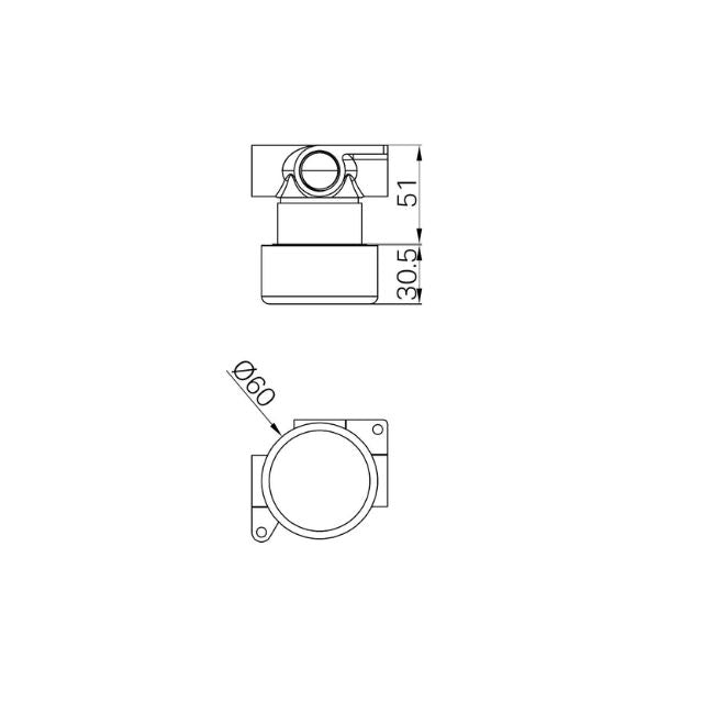 Technical Drawing Nero Serenity Progressive Shower Mixer With Metal Handle Gun Metal 24E006GM - The Blue Space
