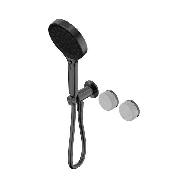 Nero Serenity Progressive Shower System With Carrara Handle And Serenity Hand Shower Gun Metal