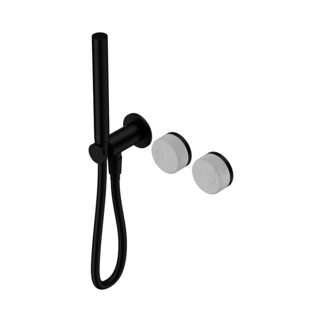 Nero Serenity Progressive Shower System With Carrara Handle And Slim Shower Matte Black