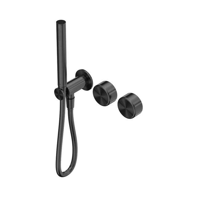 Nero Serenity Progressive Shower System With Metal Handle And Slim Shower Gun Metal